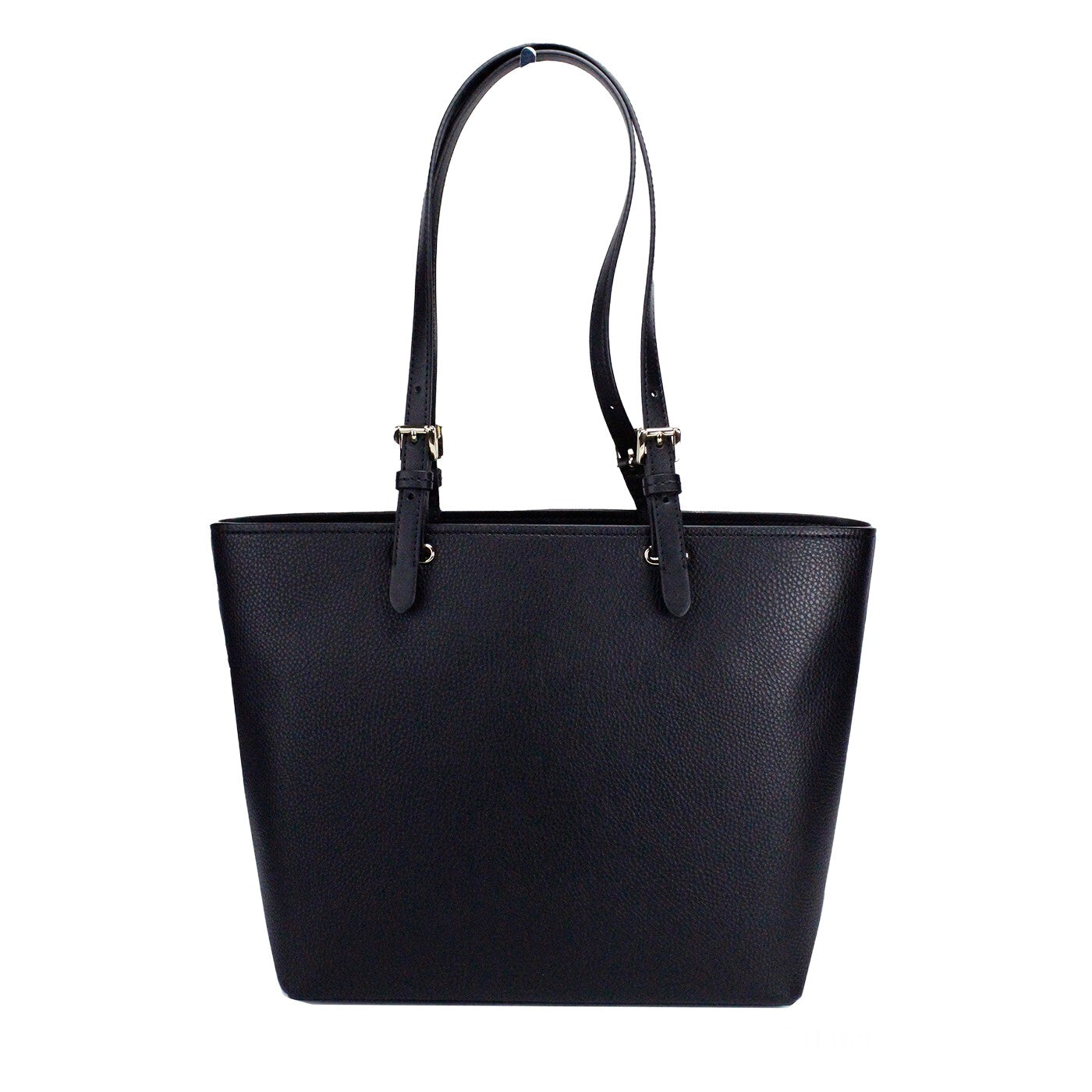 Michael Kors Damen Jet Set Travel Medium Double Pocket Tote Schwarz/Silber 35F3GTVT8B-001