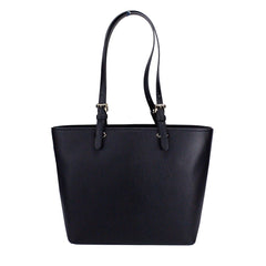 Michael Kors Damen Jet Set Travel Medium Double Pocket Tote Schwarz/Silber 35F3GTVT8B-001