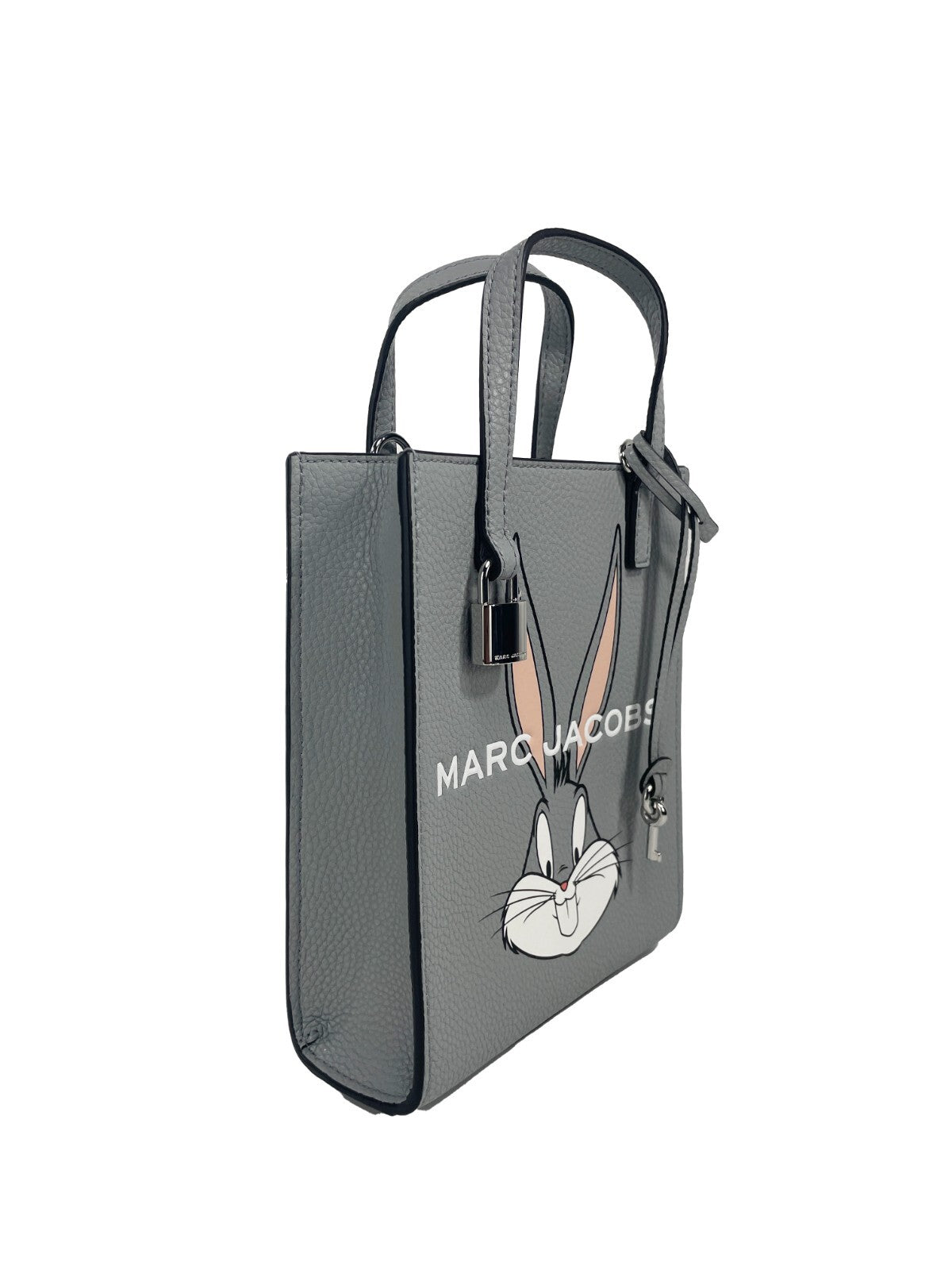 Marc Jacobs X Looney Tunes Bugs Bunny Mini Grind Umhängetasche aus genarbtem Leder