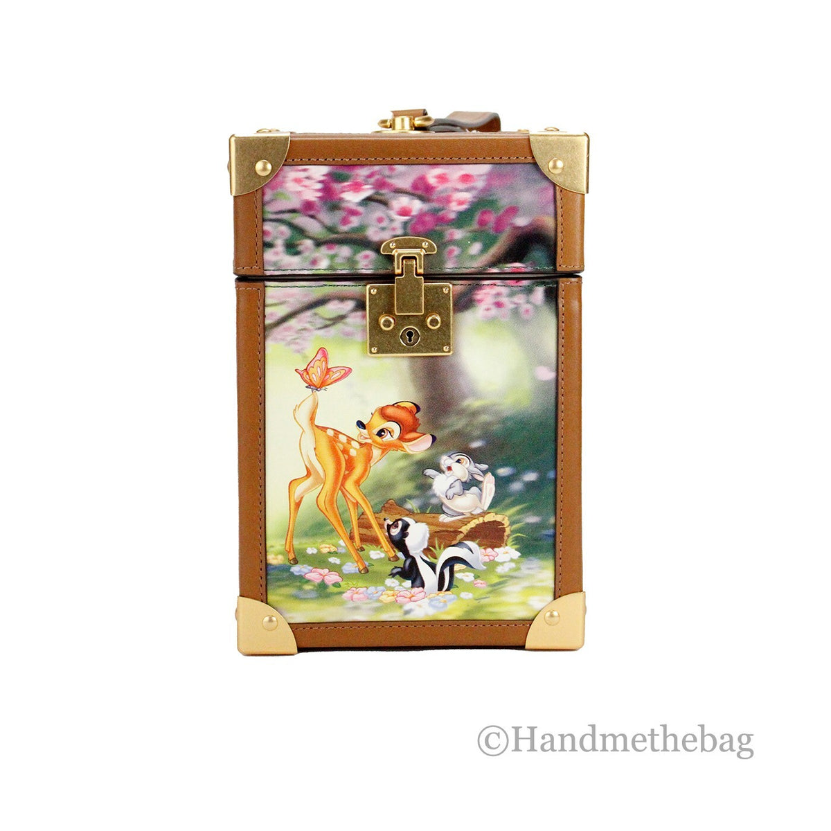 Kate Spade X Disney Bambi 3D Trunk bedruckte PVC-Clutch mit Henkel