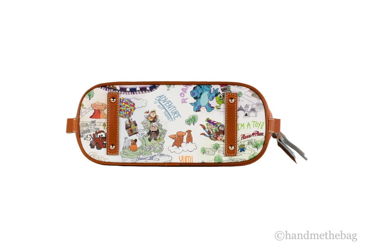 Dooney & Bourke Disney Pixar Maps Satchel Crossbody Bag Purse