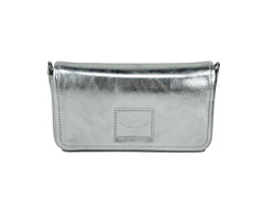 Marc Jacobs The Metallic Leather Chain Mini Bag - Silber