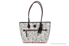 Dooney & Bourke Disney Medium Minnie Maus Line Art beschichtete Baumwolltasche