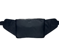 Versace Medusa Zwarte Nylon Riemtas Heuptasje Portemonnee