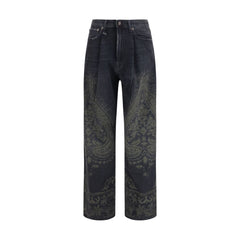 R13 Schwarze Baumwolljeans aus Denim