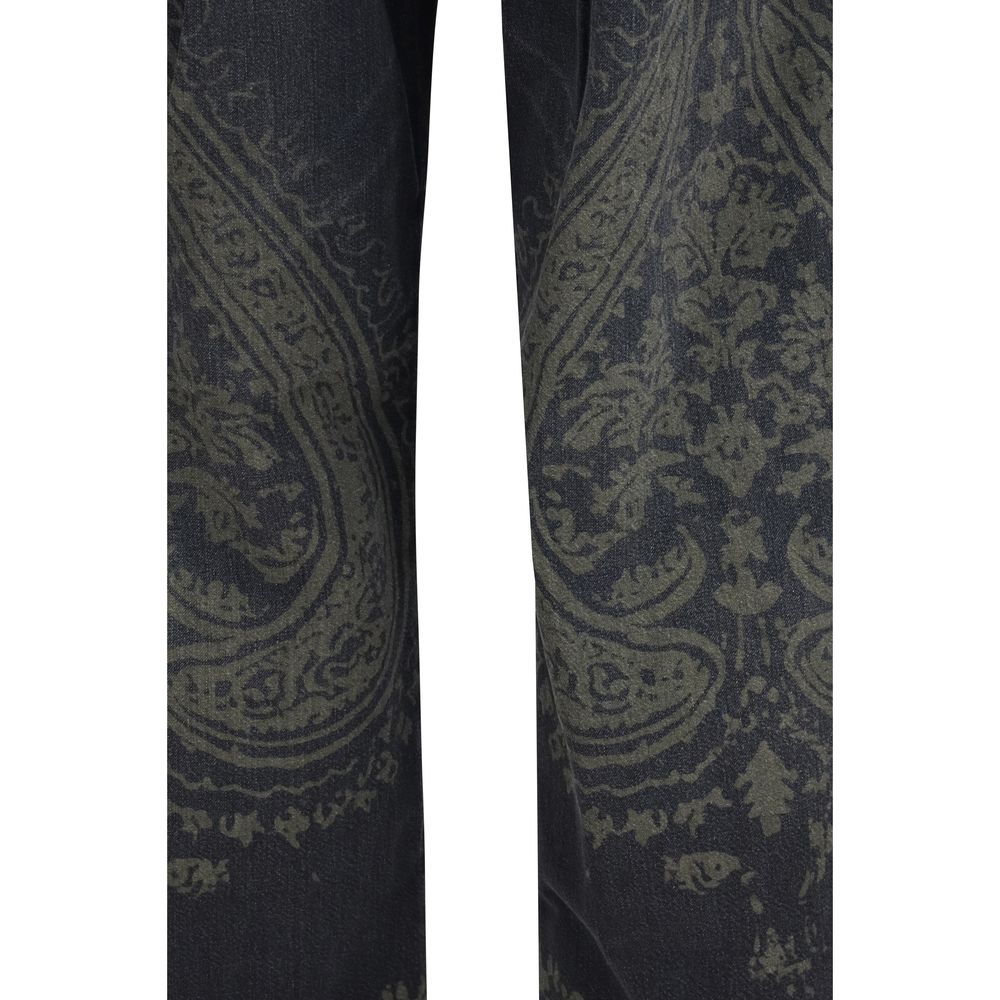 R13 Schwarze Baumwolljeans aus Denim