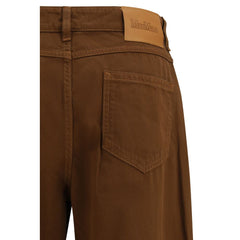 Max Mara Brown Cotton Pants
