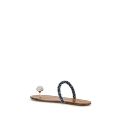 Pedro García Brown Calf Leather Bos Taurus Sandals