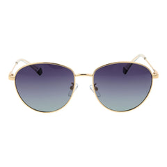 Polaroid – Sonnenbrille aus goldenem Edelstahl