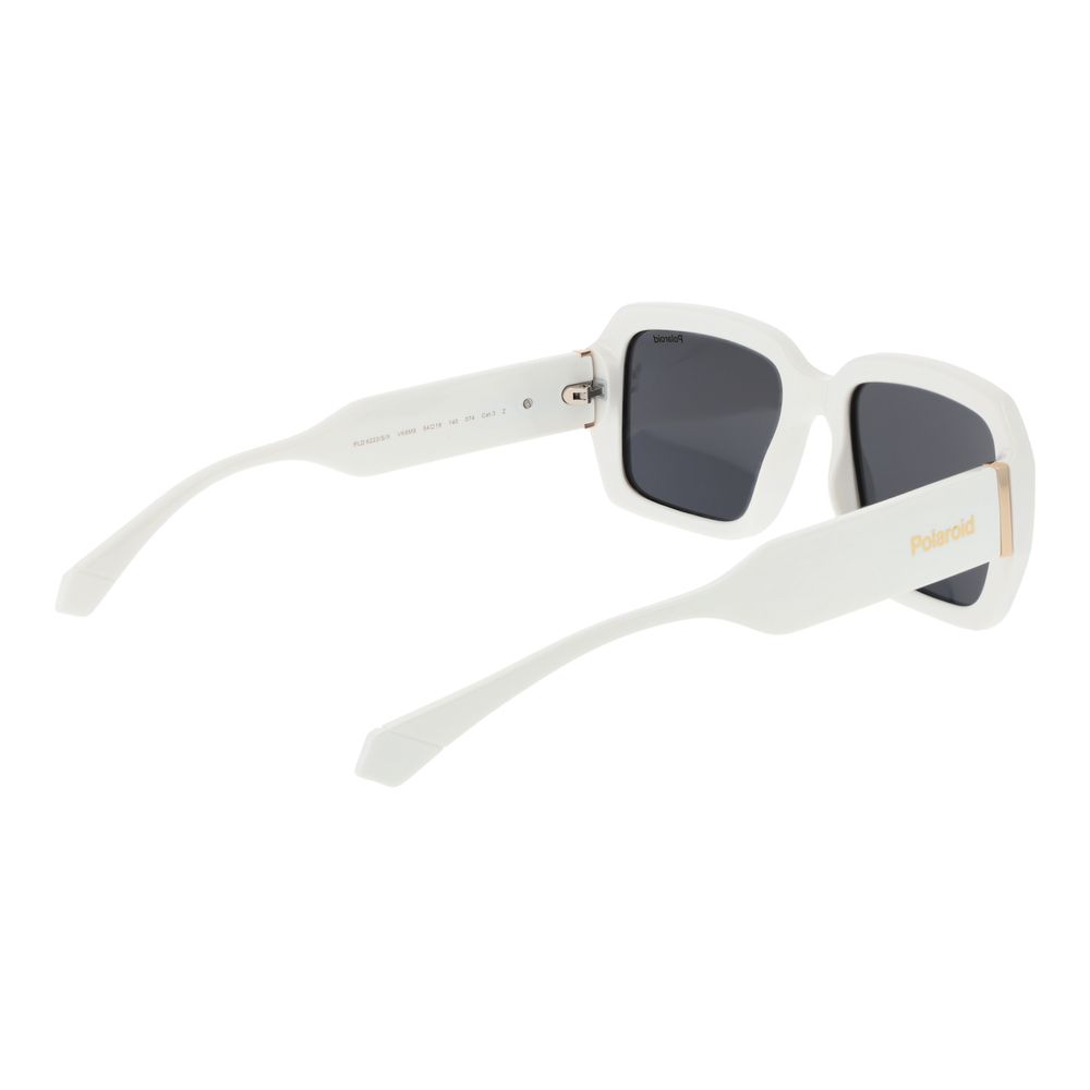 Polaroid Sonnenbrille aus weißem Kunststoff