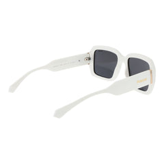 Polaroid Sonnenbrille aus weißem Kunststoff