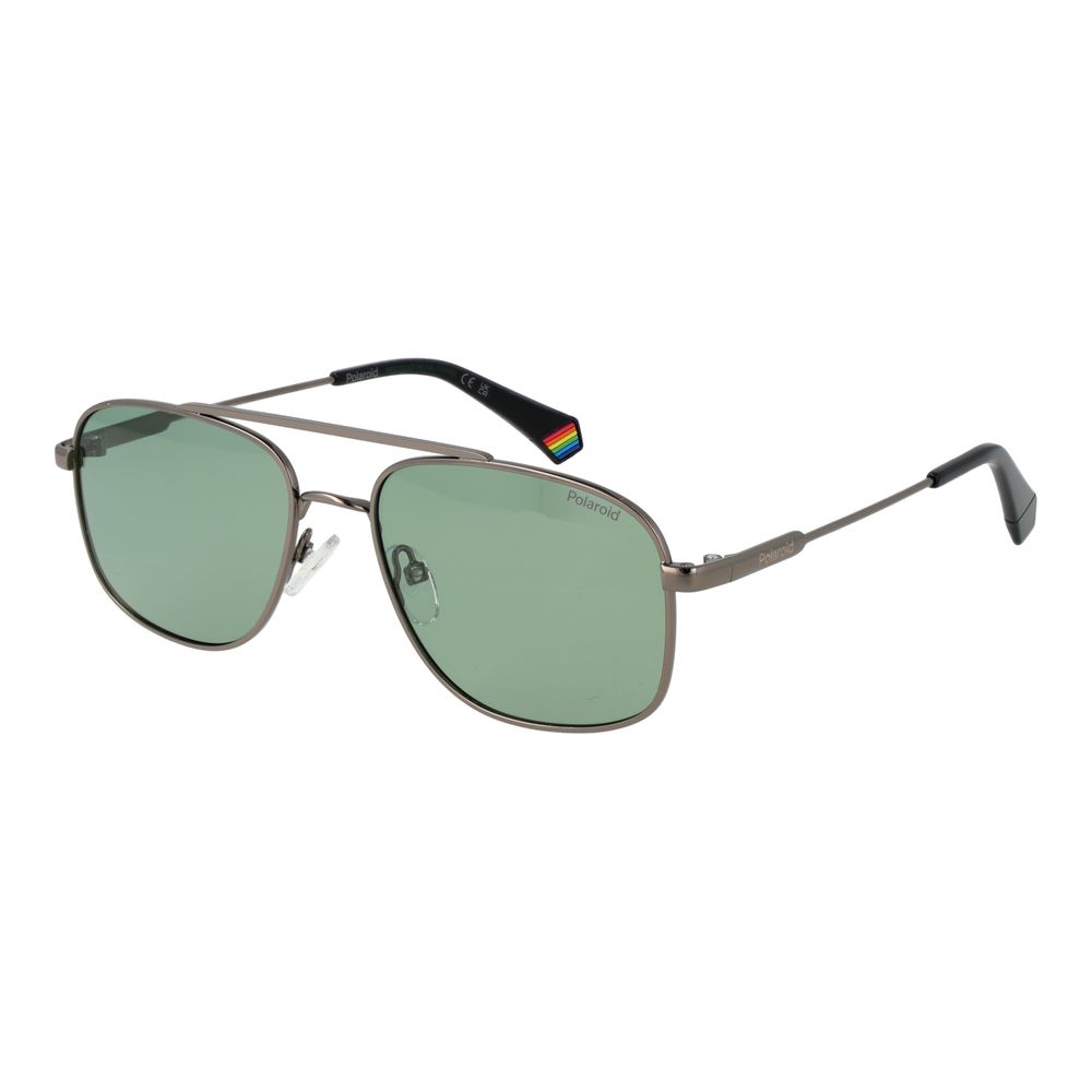 Polaroid Sonnenbrille aus grauem Metall