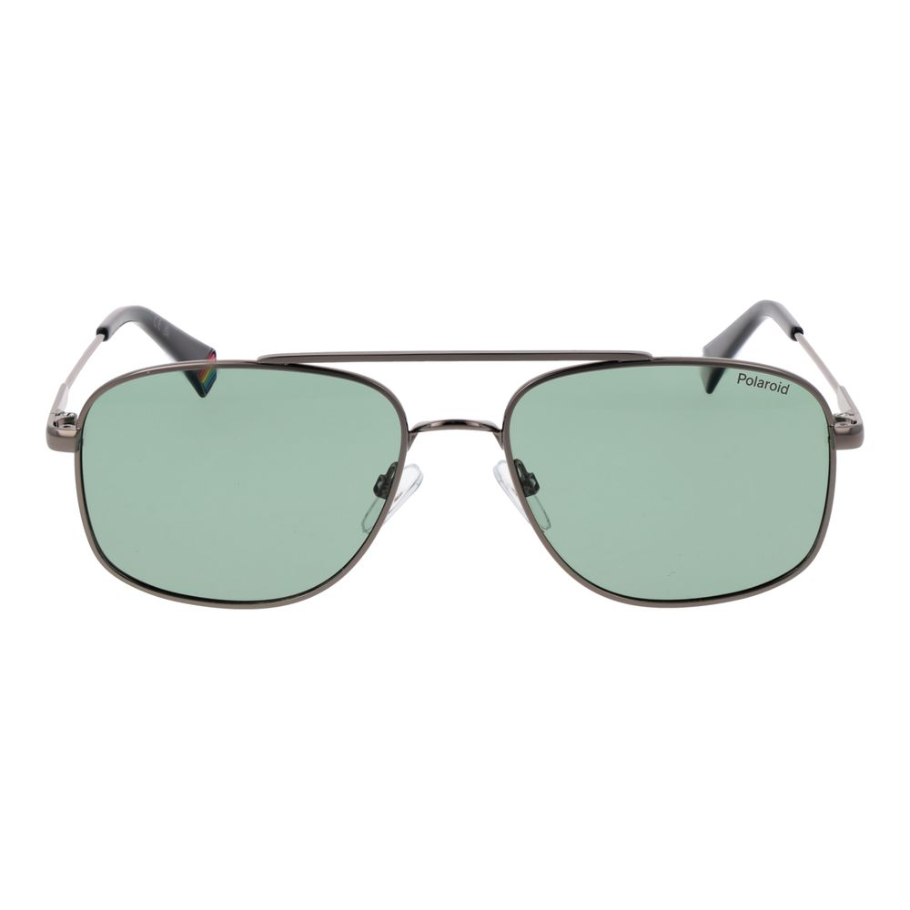 Polaroid Sonnenbrille aus grauem Metall