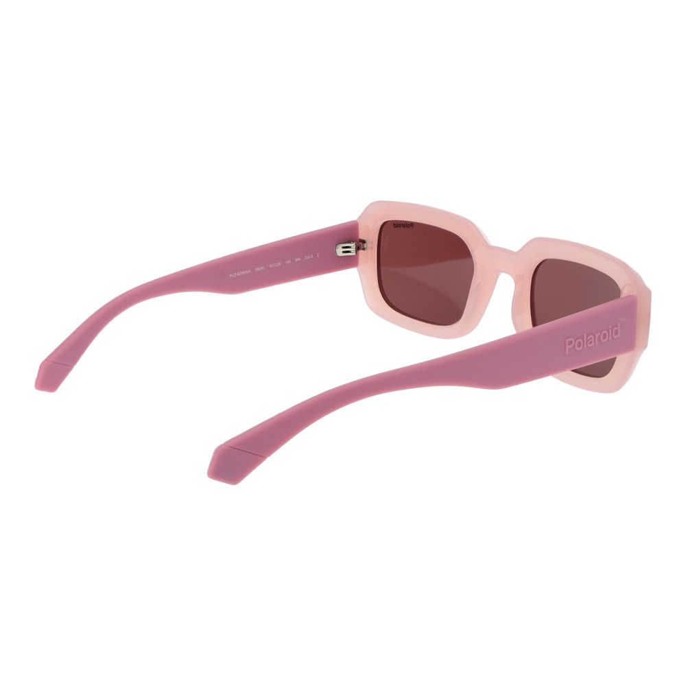 Pink sunglasses with a clear background