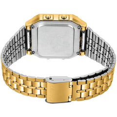 Casio Digitaluhr aus goldenem Edelstahl