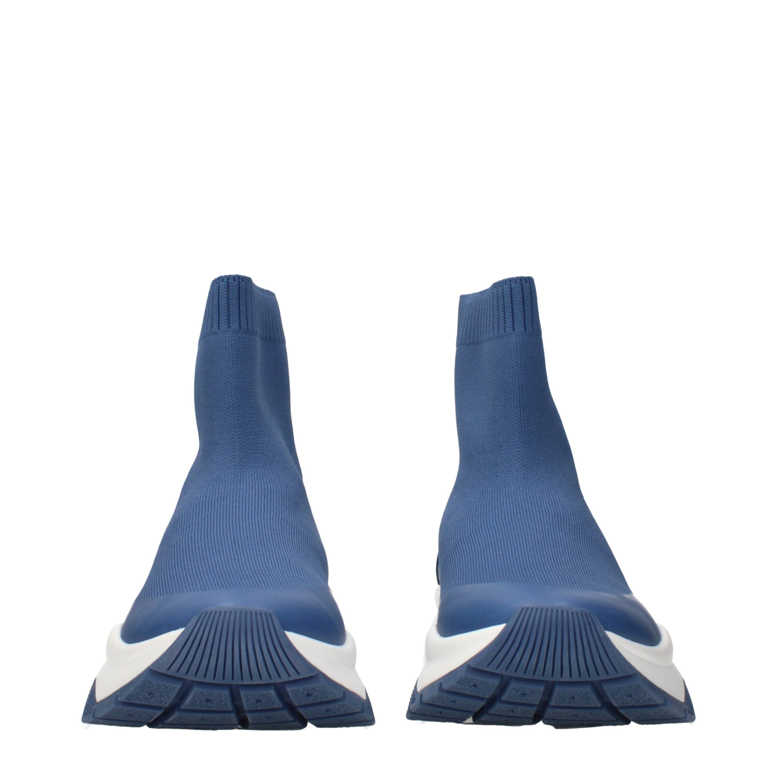 Jimmy Choo Blauwe stoffen enkellaarzen
