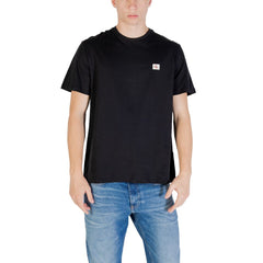 Calvin Klein Jeans Schwarzes Baumwoll-T-Shirt