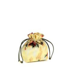 Ganni Tweekleurige Clutch van Gerecycled Katoen