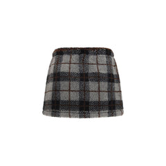 Miu Miu Multicolor Nylon Mini Skirt