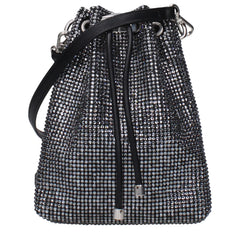 Jimmy Choo Zwart Satijnen Crossbodytas