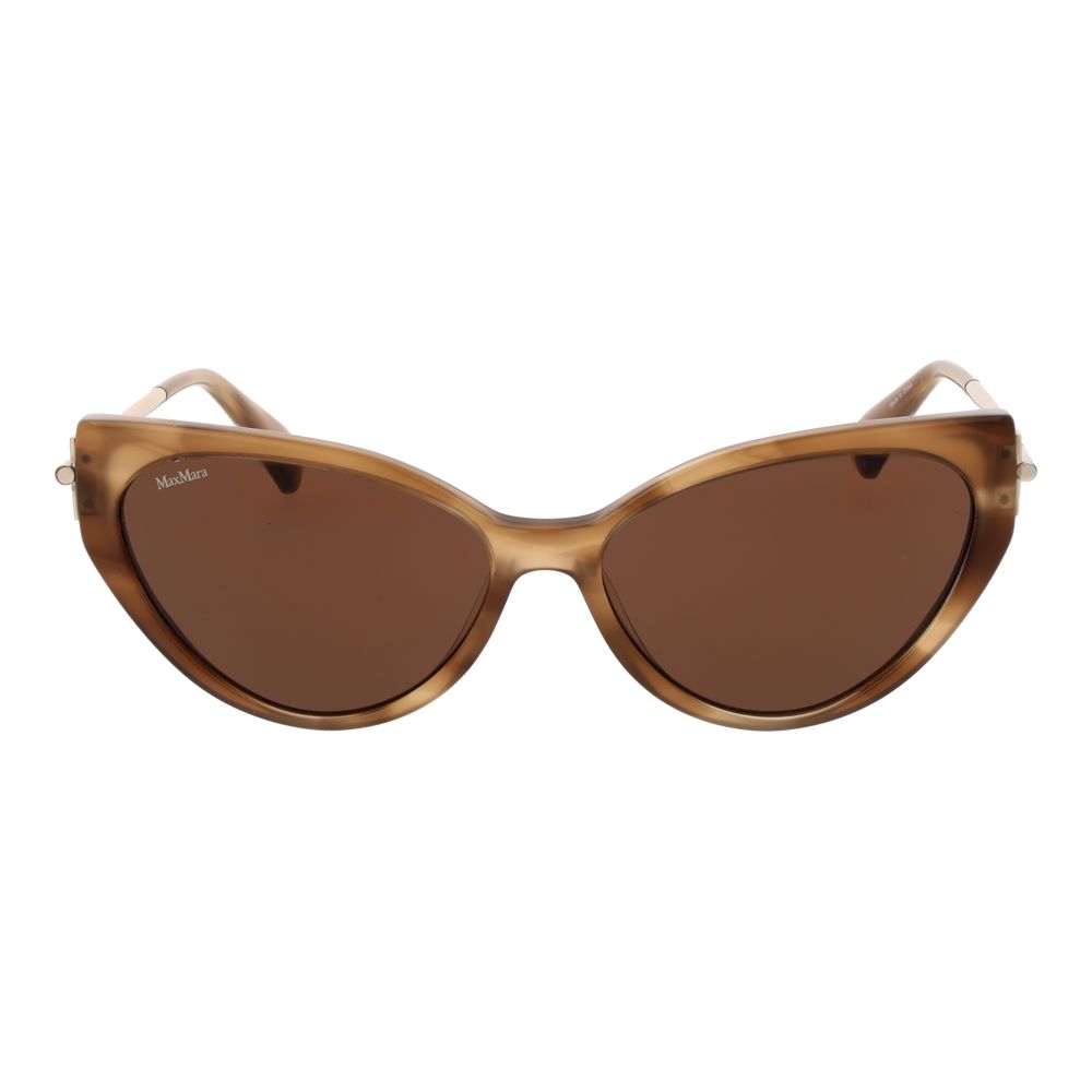 Max Mara Braune Azetat-Sonnenbrille