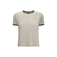 'S Max Mara Beige Linen T-Shirt