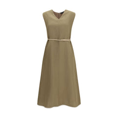 Fabiana Filippi Bicolor Viscose Long Dress