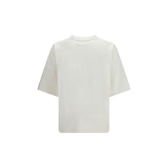 Palm Angels White Cotton T-Shirt