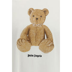 Palm Angels White Cotton T-Shirt