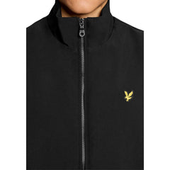 Lyle & Scott Schwarze ärmellose Polyesterjacke