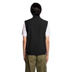 Lyle & Scott Schwarze ärmellose Polyesterjacke