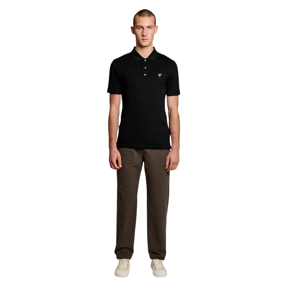 Lyle & Scott Schwarzes Baumwollhemd