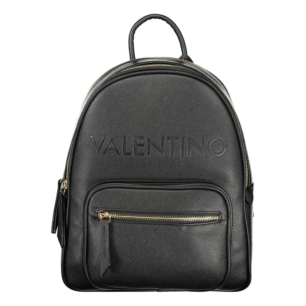 Mario Valentino Nero Polyurethan Damen Rucksack