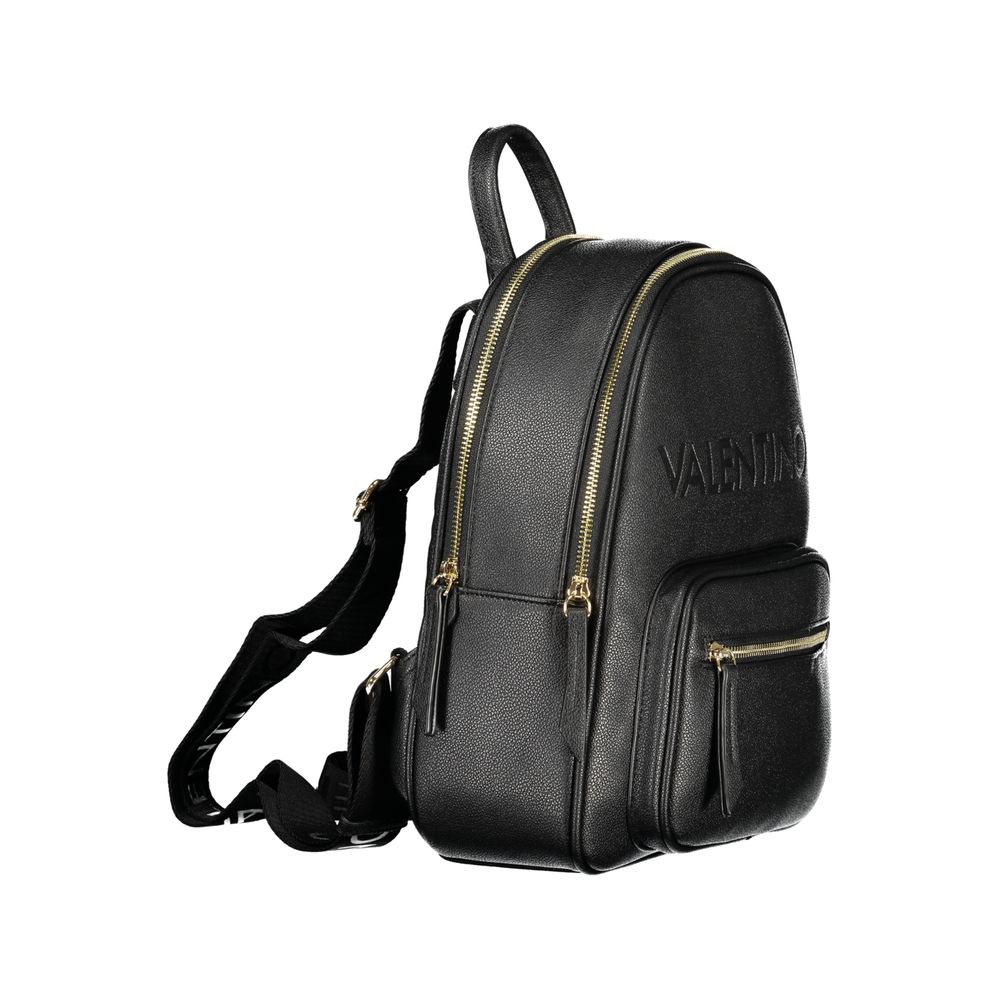 Mario Valentino Nero Polyurethan Damen Rucksack