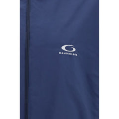 Balenciaga Blue Polyester Shell Jacket