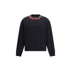 Palm Angels Black Cotton Sweatshirt