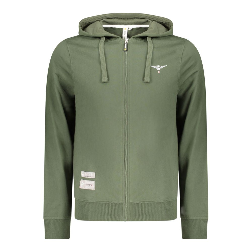 Accademia Militare Grüne Baumwoll-Herren-Kapuzenpullover