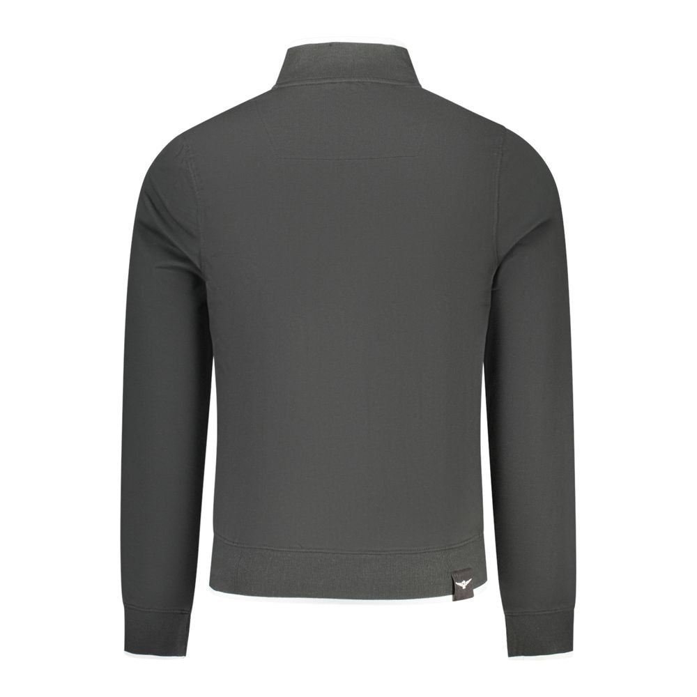 Accademia Militare Schwarze Polyester Herrenweste