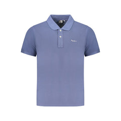 Pepe Jeans Blue Organic Cotton Men Polo