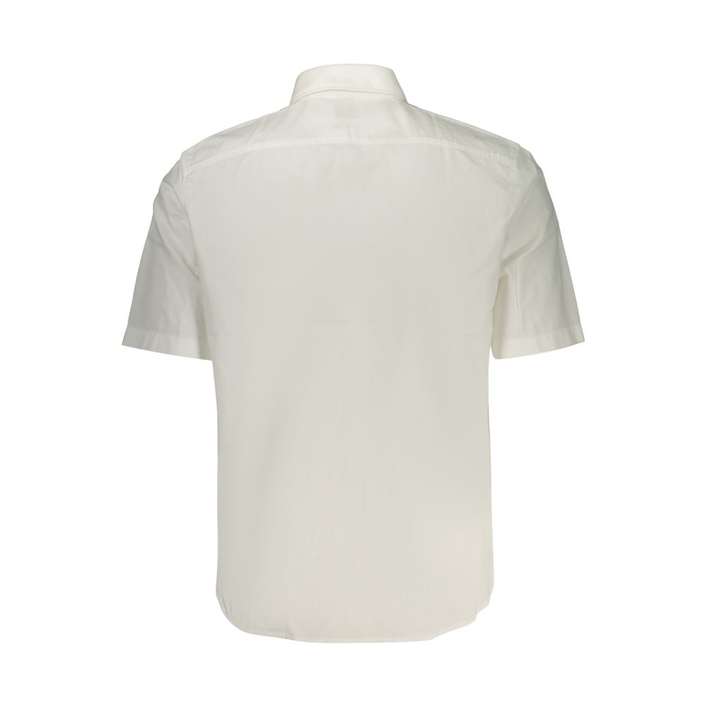 Hugo Boss Bianco Herrenhemd aus Baumwolle