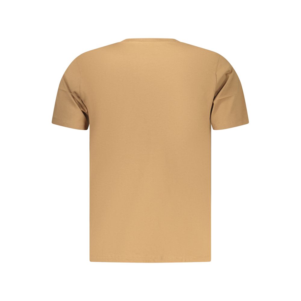 Pepe Jeans Braunes Baumwoll-T-Shirt für Herren