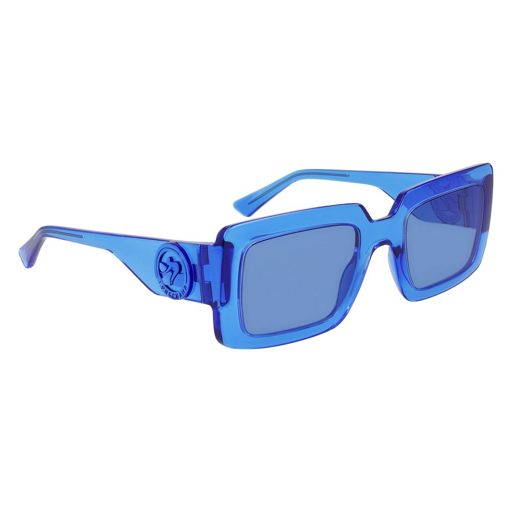 Longchamp Blauwe Injected Zonnebril