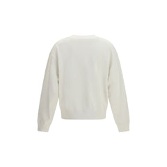 Palm Angels Wit Katoenen Sweatshirt