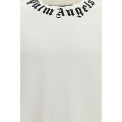 Palm Angels Wit Katoenen Sweatshirt