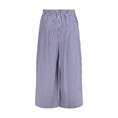 Max Mara Blue Cotton Pants