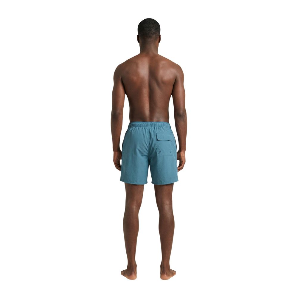 Lyle & Scott Blaue Polyamid-Badeshorts