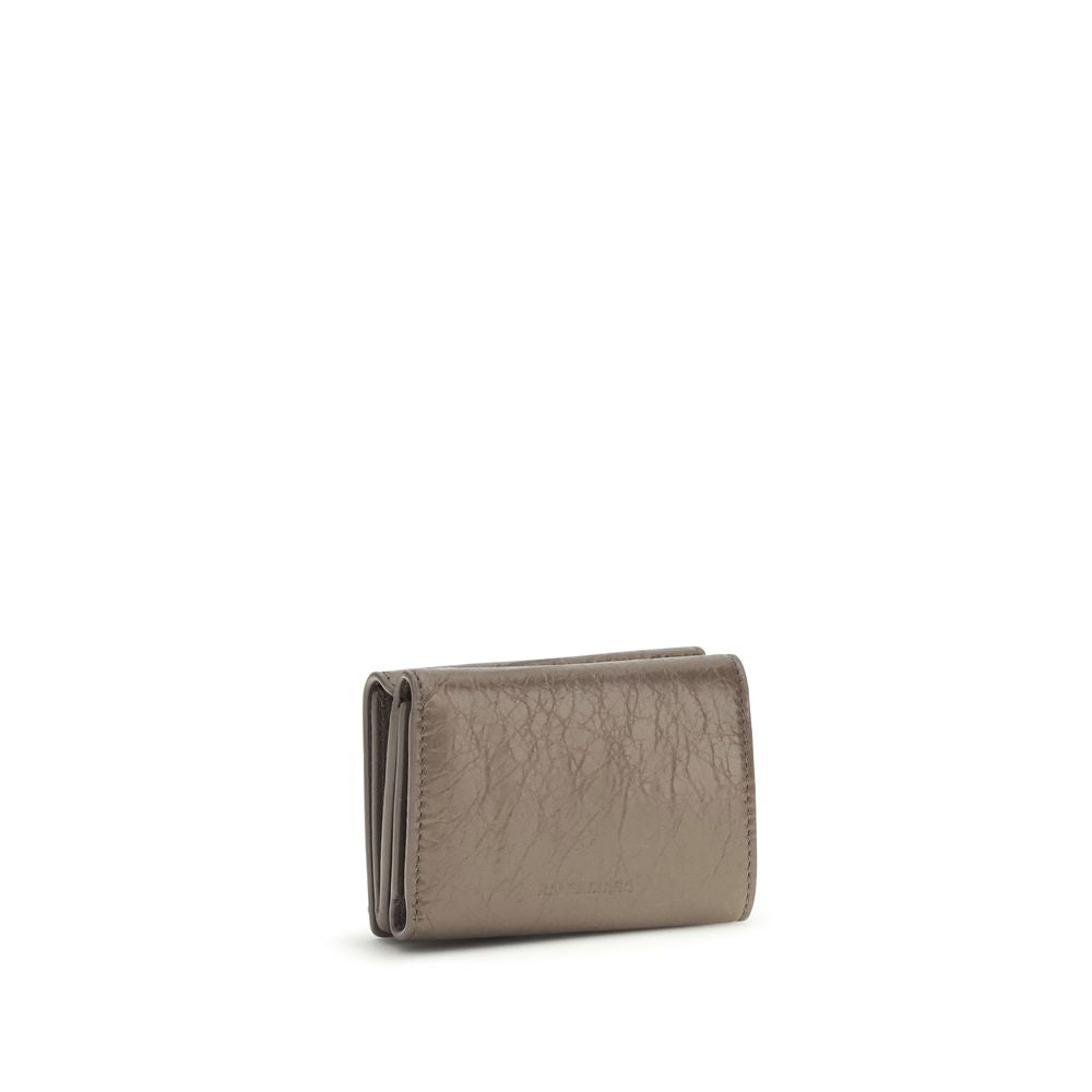Balenciaga Beige Lamm Ovis Aries Aries Portemonnaie