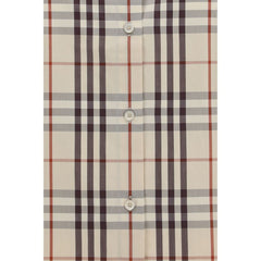 Burberry Beige Baumwollhemd mit Muster