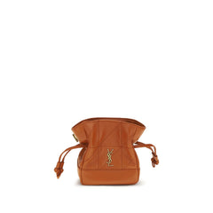 Saint Laurent Orange Lamm Ovis Aries Aries Clutch Bag