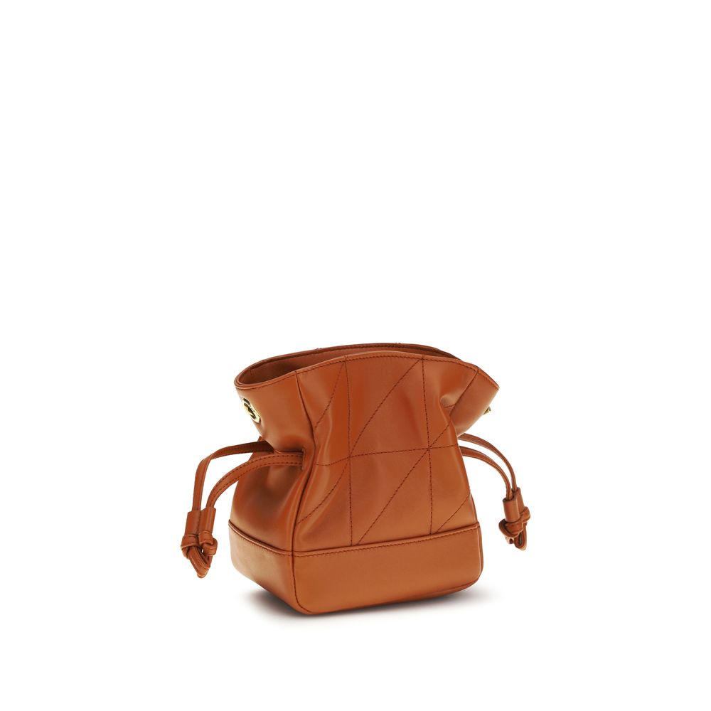Saint Laurent Orange Lamm Ovis Aries Aries Clutch Bag